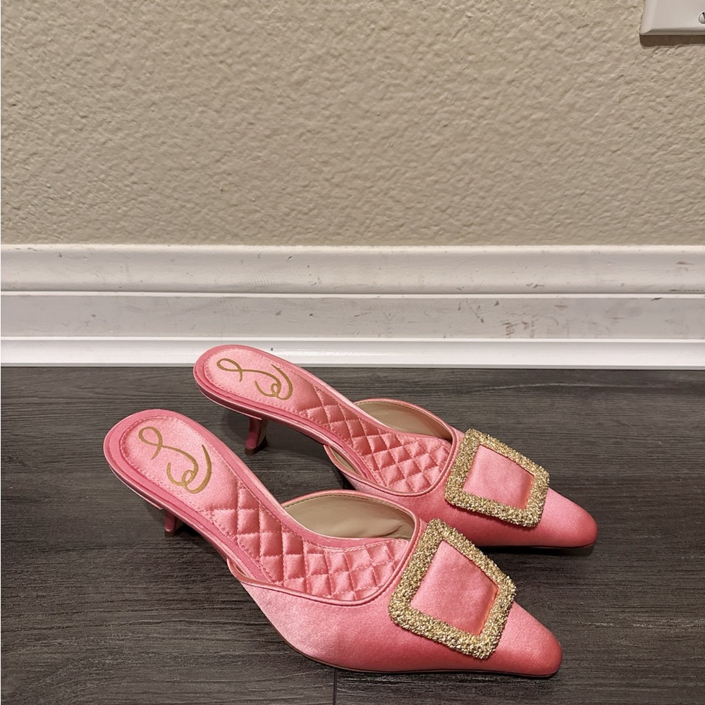 SAM EDELMAN Elegant Pink Women's Mules